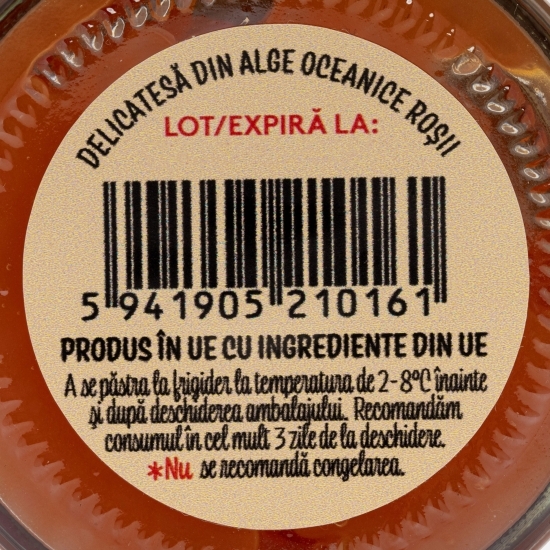 Delicatesă din alge oceanice roșii 100g