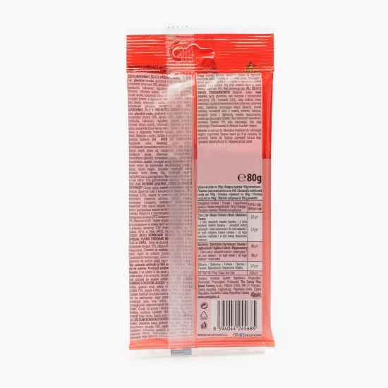 Batoane gumate cu aromă de căpșuni 80g