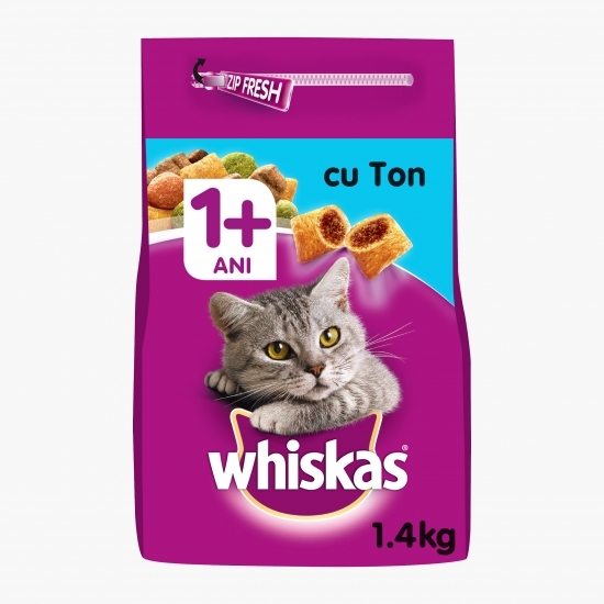 Hrană uscată pentru pisici adulte, 1.4kg, cu ton