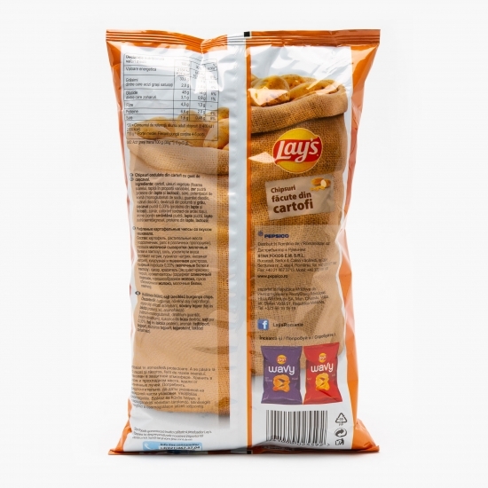 Chipsuri ondulate cu gust de cașcaval, Wavy 130g