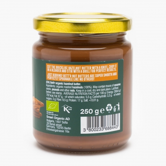 Cremă tartinabilă de alune eco 250g 