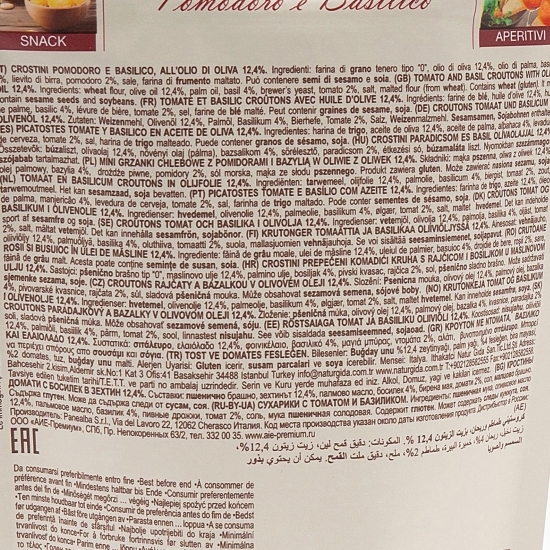 Crutoane cu roșii și busuioc 100g