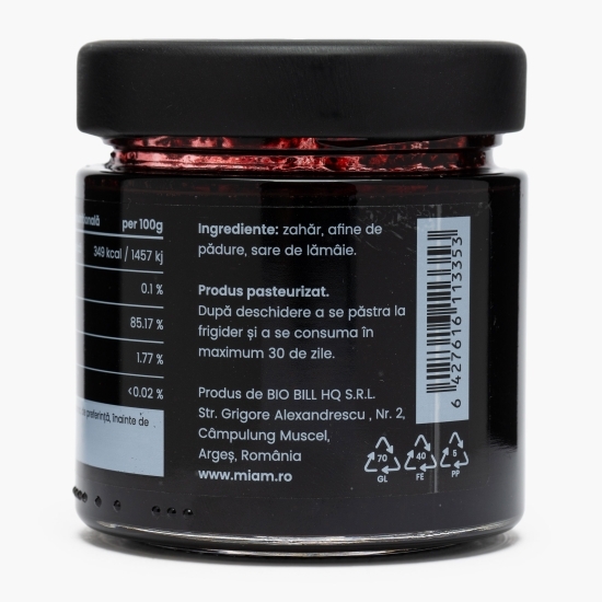 Dulceață de afine de pădure 250g