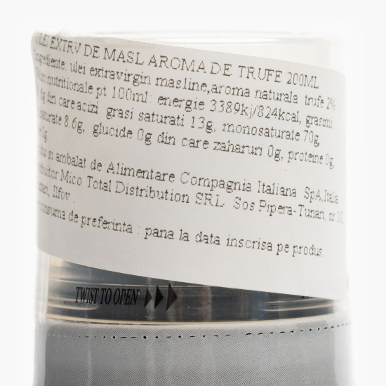 Ulei de măsline extravirgin cu aromă de trufe 200ml