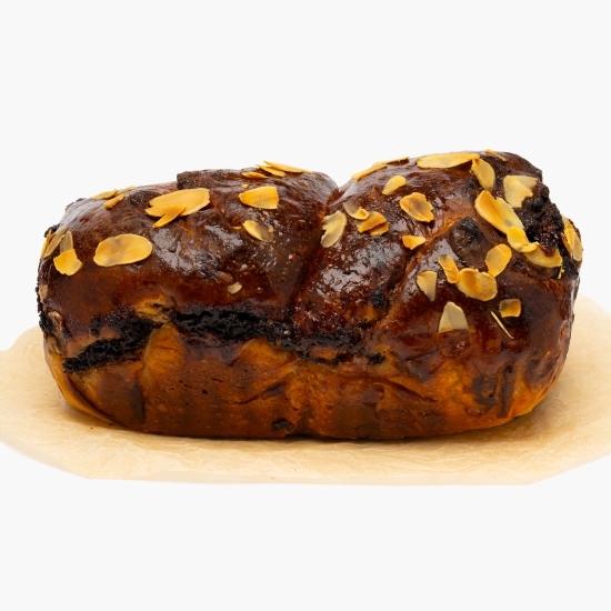 Cozonac cu caramel sărat, nucă coaptă și scorțișoară 780g