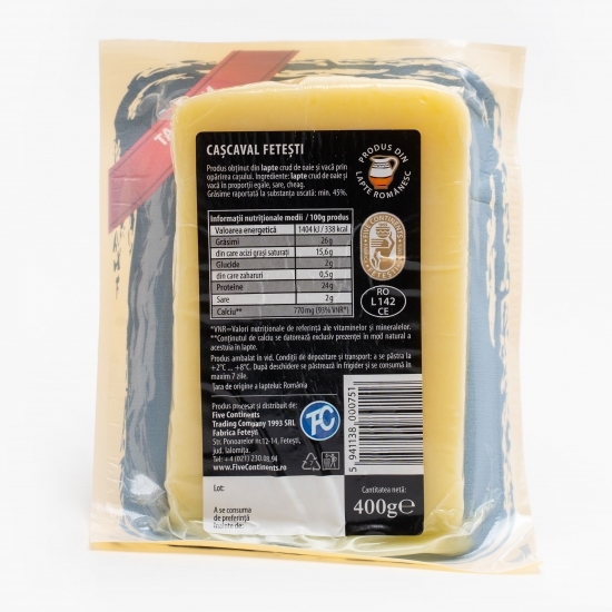 Cașcaval Fetești 400g