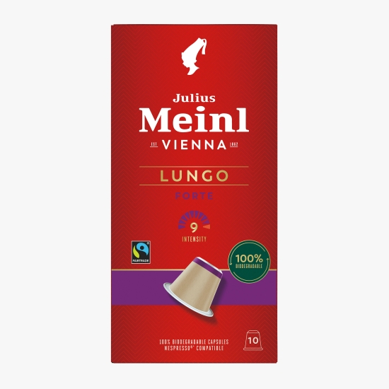 Lungo Fairtrade, 10 băuturi, 56g, capsule cafea 