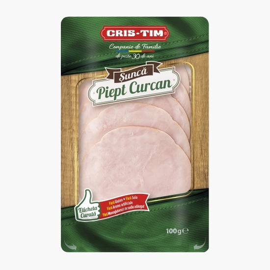 Șuncă piept de curcan 100g