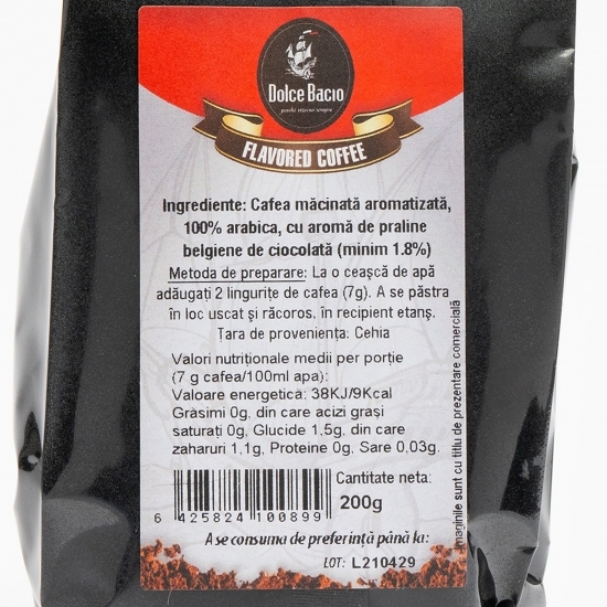 Belgian Chocolate Pralines 200g, cafea măcinată 