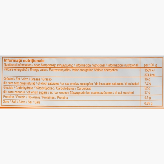 Prăjitura casei cu cacao și gem de vișine 350g