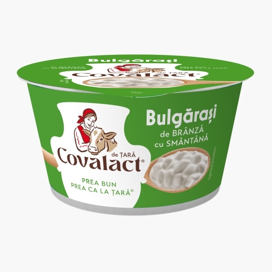 Bulgărași de brânză cu smântână dulce, 5.5% grăsime, 180g