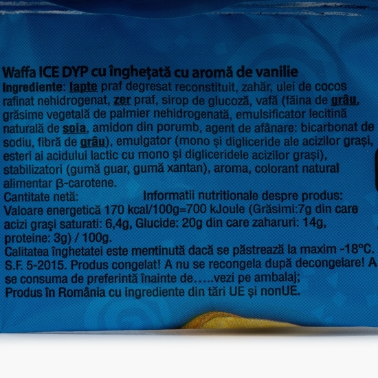 Înghețată vafă de vanilie, 0.1l