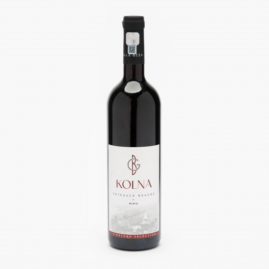Vin roșu sec Fetească Neagră, 14%, 0.75l