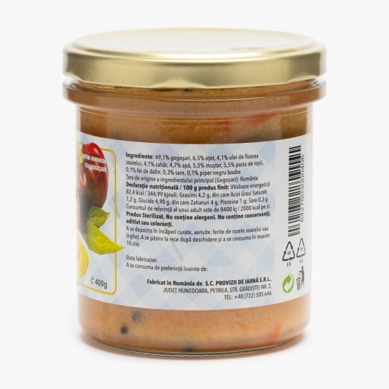 Gogoșari în sos de muștar 400g