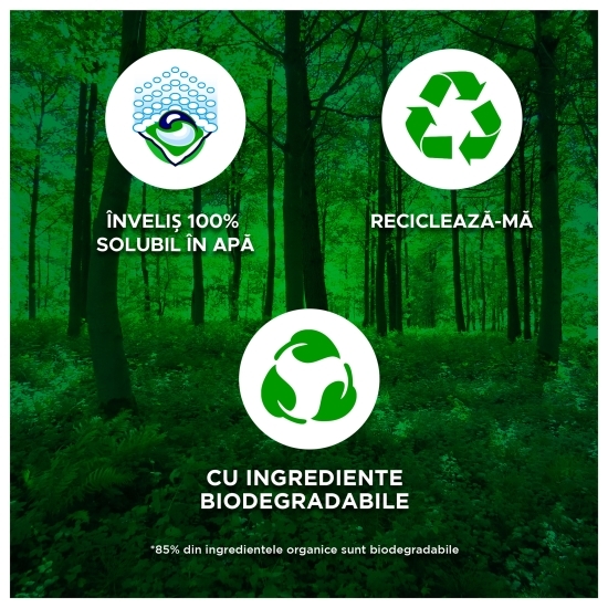 Detergent capsule All in1 Pods Color, 28 spălări