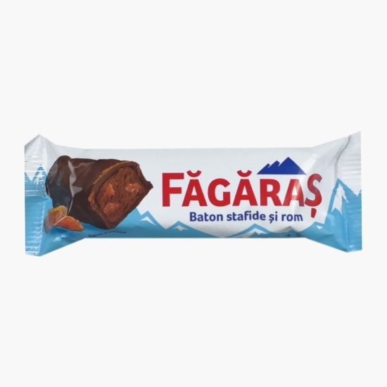 Baton de ciocolată cu stafide și rom 30g