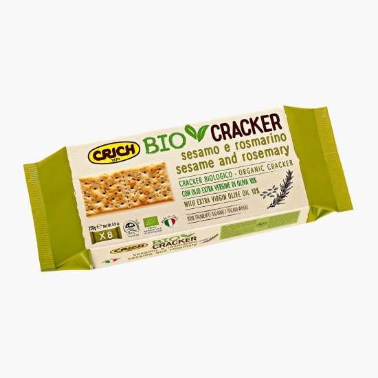 Crackers eco cu susan și rozmarin 250g