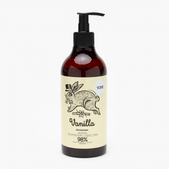 Săpun lichid natural hidratant, vanilie și scorțișoară 0.5l