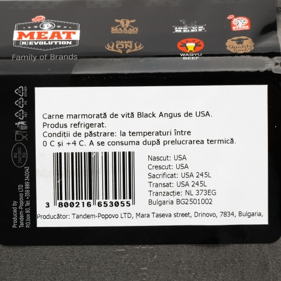 Flank steak de Black Angus din SUA 400g
