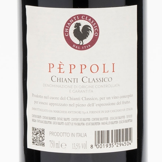 Vin roșu sec Chianti Clasico Sangiovese & Merlot & Syrah, 13.5%, 0.75l