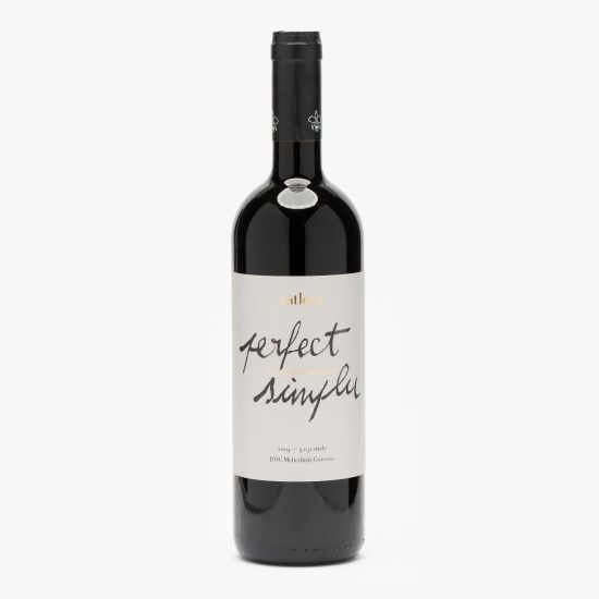 Vin roșu sec Perfect Simplu Fetească Neagră 2019, 13.8%, 750ml