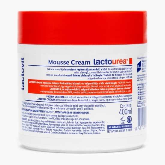 Cremă de corp mousse LactoUrea 400ml