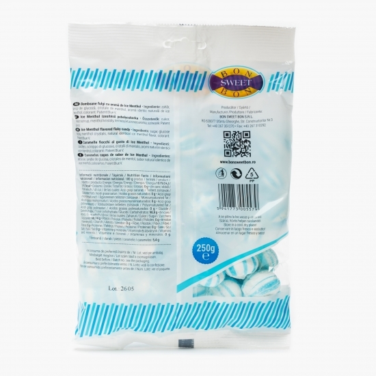 Bomboane fulgi cu aromă de ice menthol 250g