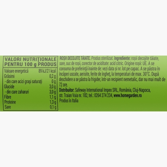 Pulpă de roșii decojite 400g