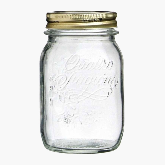 Borcan din sticlă cu capac Quattro Stagioni 500ml
