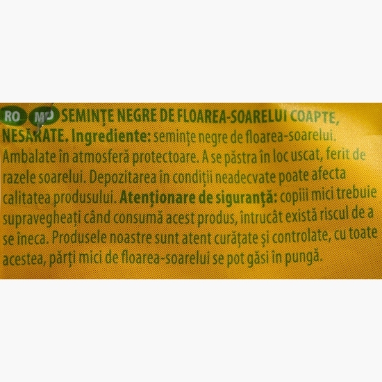 Semințe floarea-soarelui negre, fără sare 100g