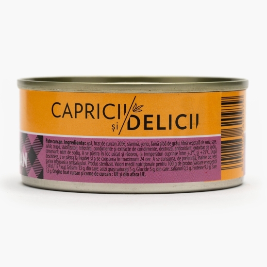Pate fin de curcan 120g