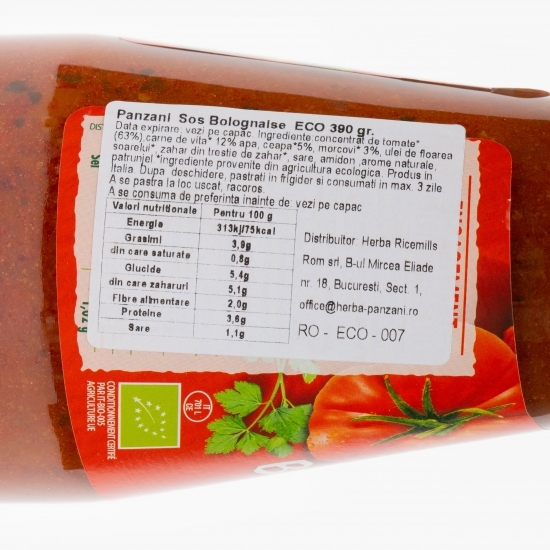 Sos bolognaise eco 390g