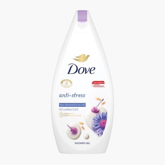 Gel de duș Antistress cu extract de mușețel albastru și ovăz 450ml