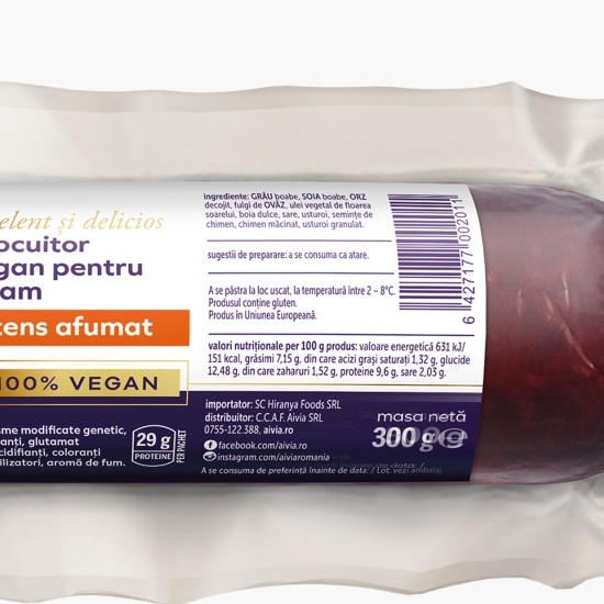 Salam vegan intens afumat 300g