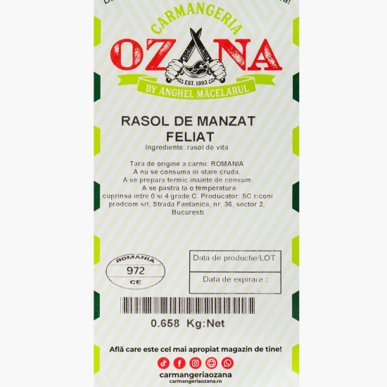 Rasol de mânzat feliat 650g
