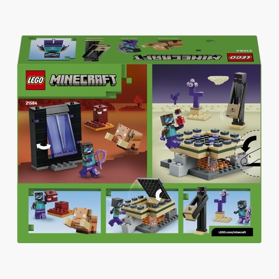 Călătorie prin portalurile Nether și End, 21584 Minecraft, 192 piese, +7 ani