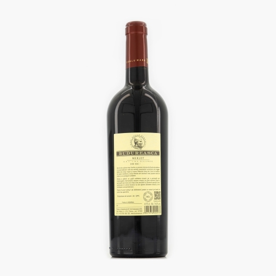 Vin roșu sec Merlot, 14.5%, 0.75l