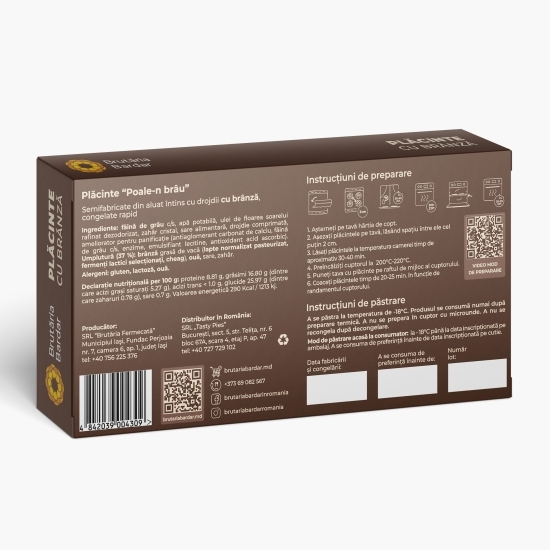 Plăcinte ”Poale-n brâu” cu brânză 4x150g