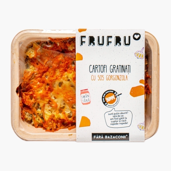 Cartofi gratinați cu sos gorgonzola 370g