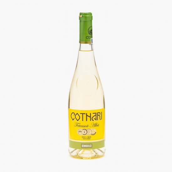 Vin alb demidulce Fetească Albă, 12.5%, 750ml