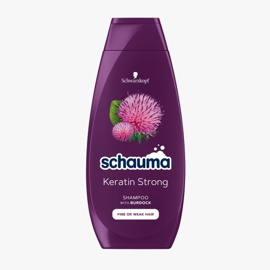 Șampon Strong Keratin pentru păr subțire și lipsit de putere 400ml