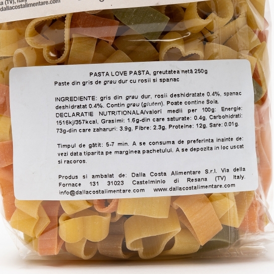 Paste cu roșii și spanac Love Pasta 250g