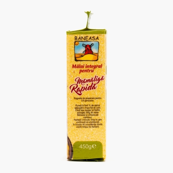 Mălai integral pentru mămăligă rapidă 450g
