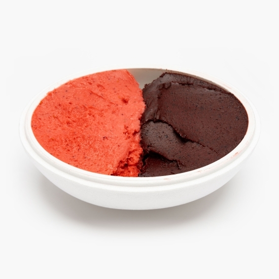 Înghețată italiană artizanală (gelato) căpșuni și afine 500g