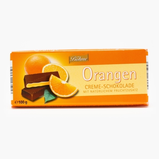 Ciocolată  cu umplutură de cremă de portocale 100g