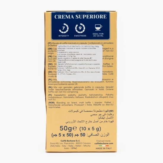 Crema Superiore Veneția, Nespresso, 10 băuturi, capsule cafea