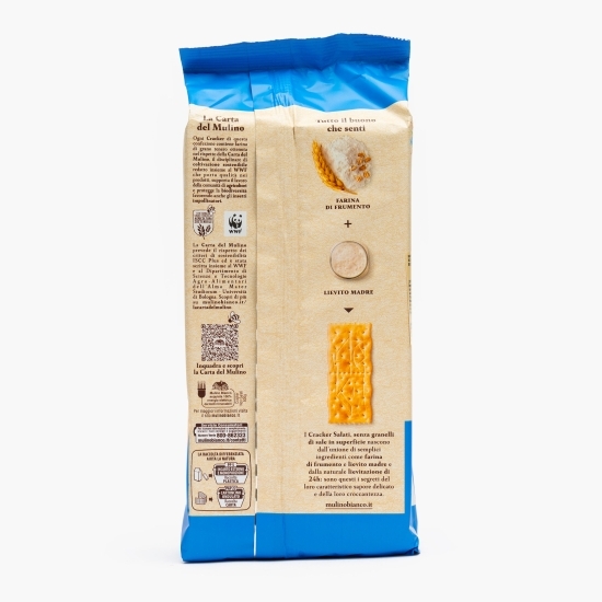Crackers cu conținut redus de sare 500g