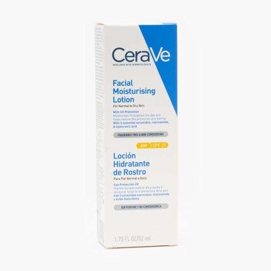 Cremă hidratantă de față, SPF 25, pentru ten normal-uscat 52ml