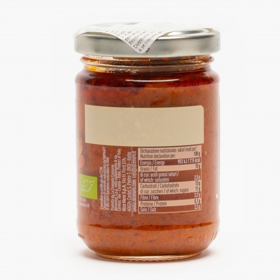 Pesto roșu cu roșii uscate eco 130g