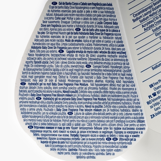 Loțiune spălare pentru bebeluși Sensitive Moisture 400ml